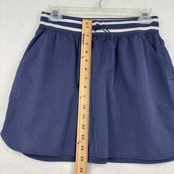 Aerie Offline Skirt Size M Blue Drawstring Pockets Casual Athletic Beach Coverup - Picture 7 of 9
